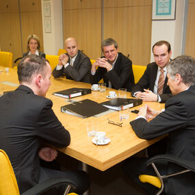 The signing of the contract for the delivery of the first supercomputer – Anselm (December 2012)
